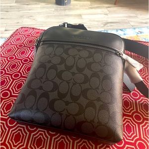 Black Coach Flight Bag